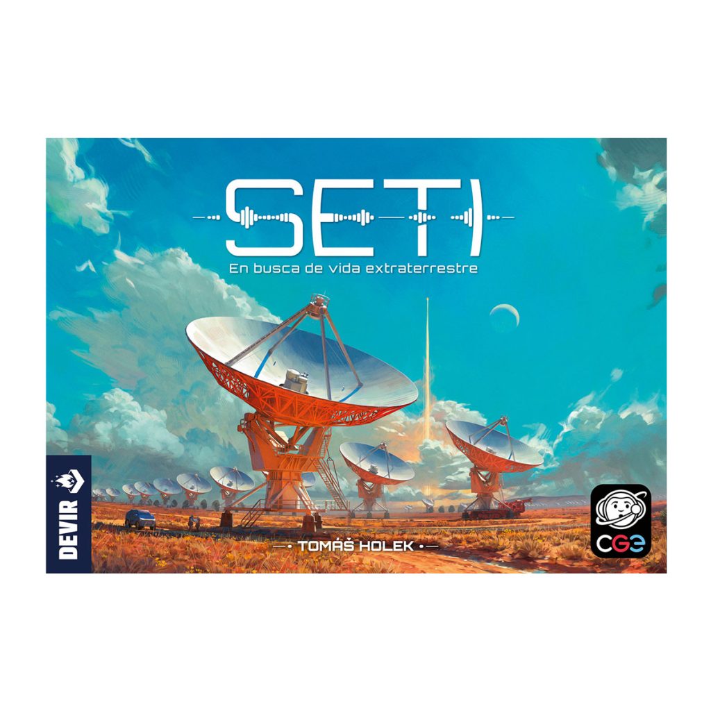 SETI (Español) - componentes del juego de mesa