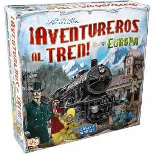 ¡Aventureros al Tren! Europa (Español) - caja del juego de mesa