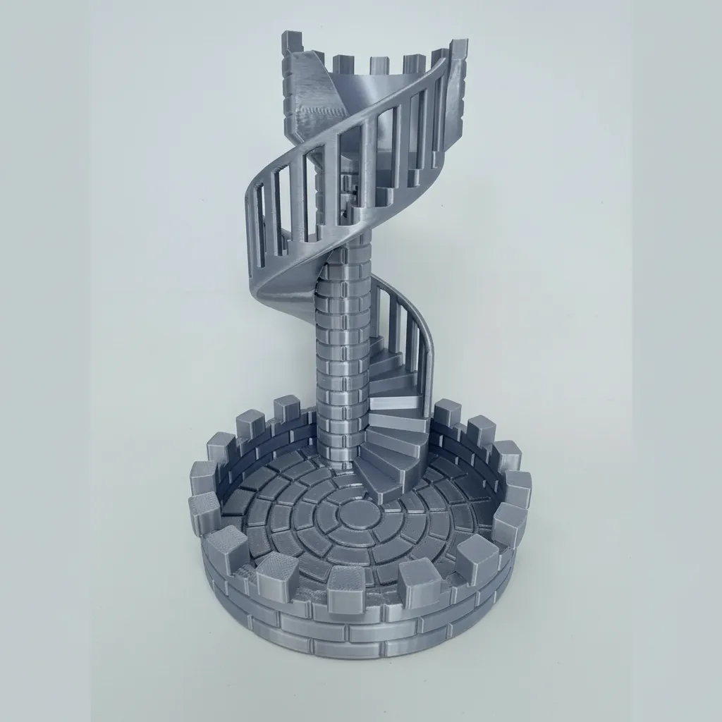 Torre de Dados Escalera Plateada