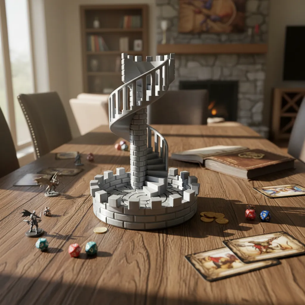 Torre de Dados Escalera Plateada - Imagen 3