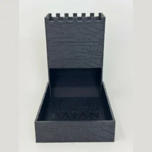 Torre de Dados Plegable Negra - caja del juego