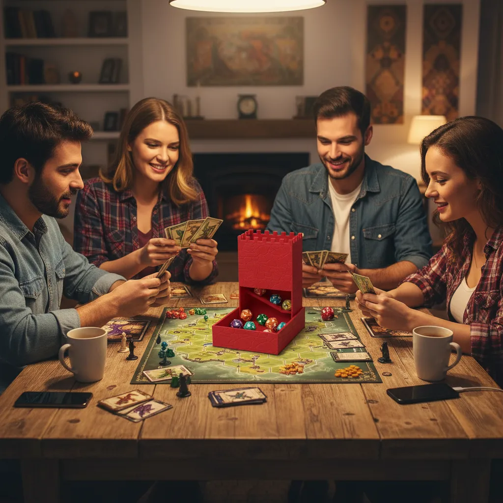 Torre de Dados Plegable Roja - Imagen 2