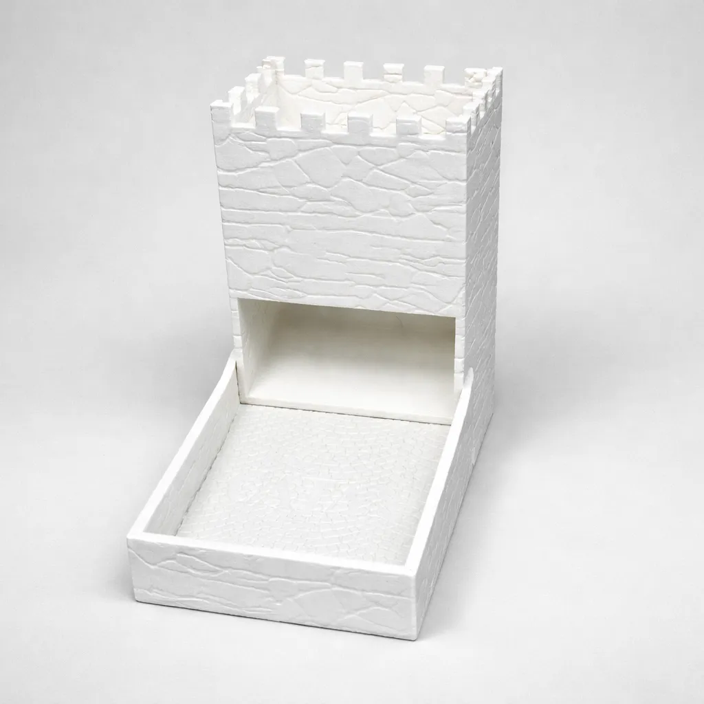 Torre de Dados Plegable Blanca