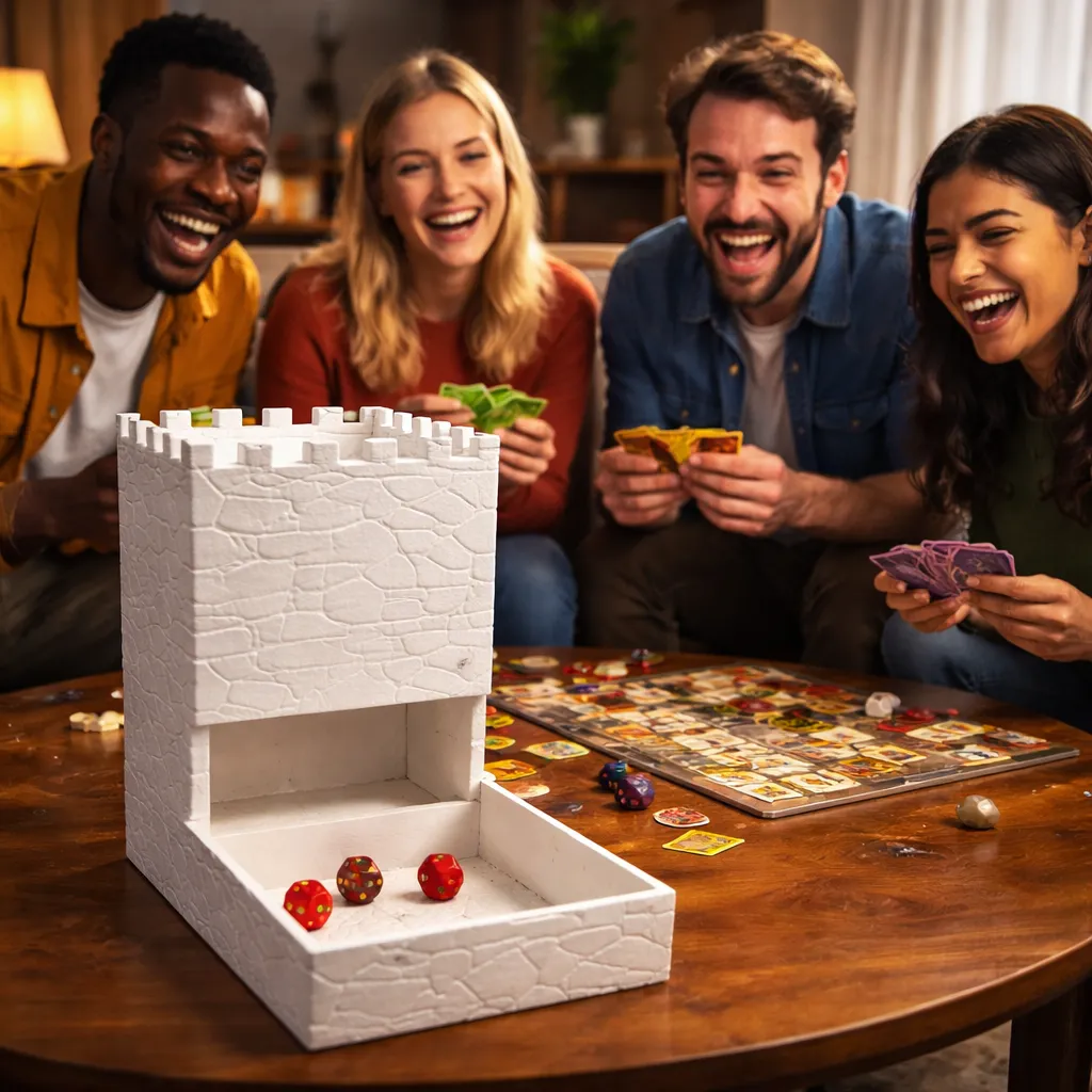 Torre de Dados Plegable Blanca - Imagen 2