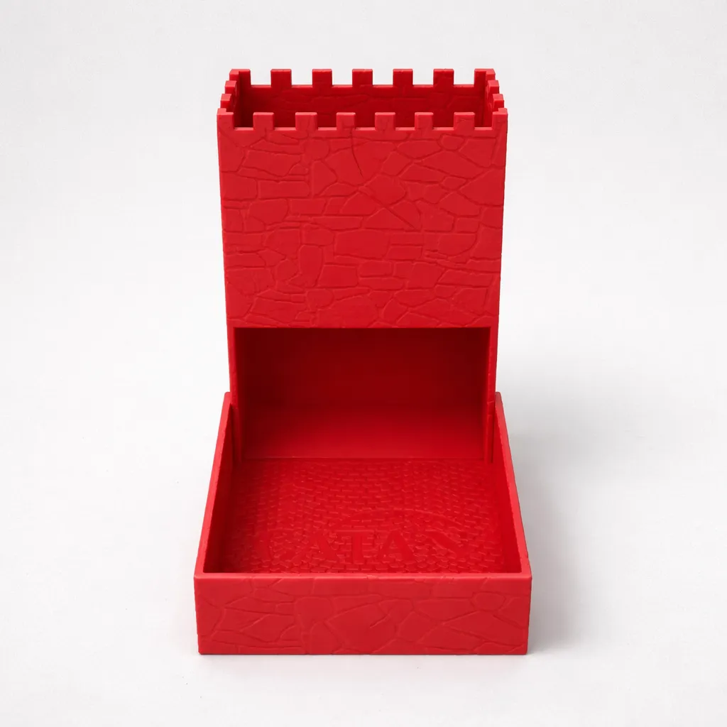 Torre de Dados Plegable Roja