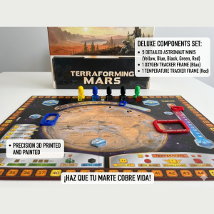 Set de Marcadores 3D para Terraforming Mars - caja del juego