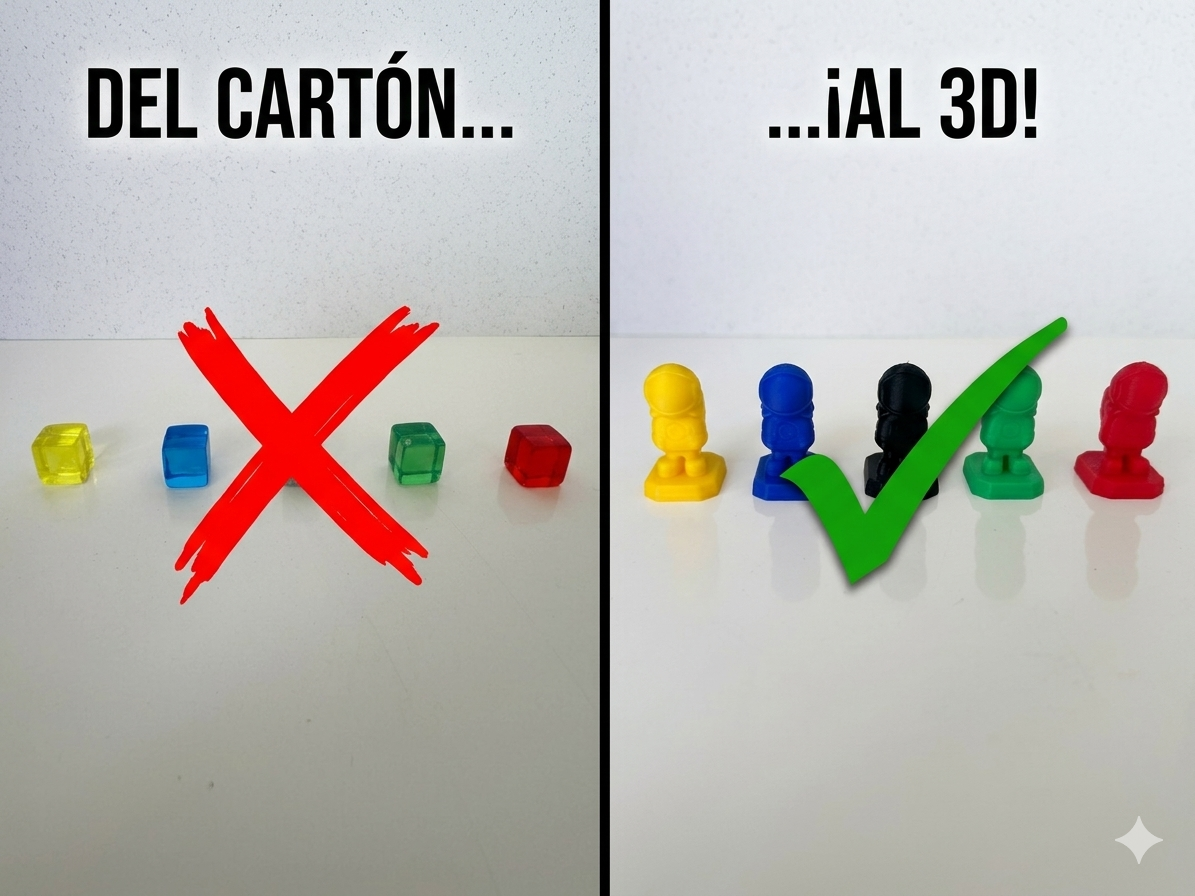 Set de Marcadores 3D para Terraforming Mars - componentes del juego de mesa