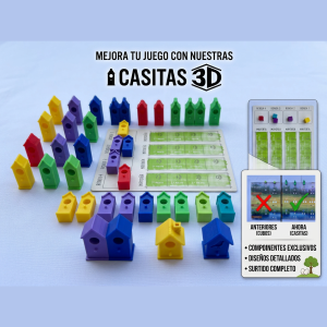 Set de Casitas 3D para Wingspan (Pack x40) - caja del juego