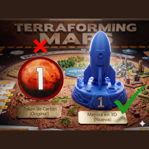 Token Jugador Inicial Terraforming Mars - caja del juego
