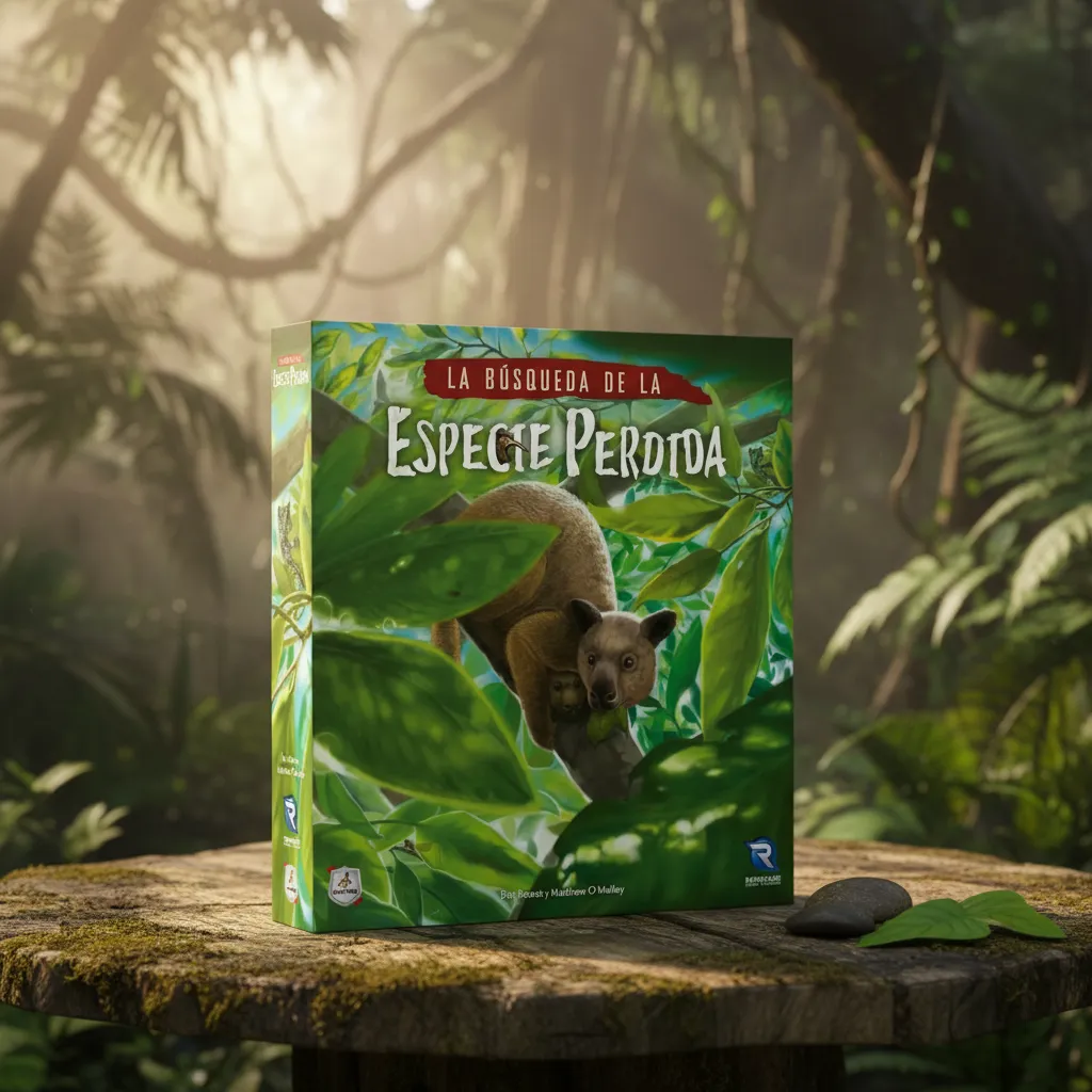 La busqueda de la Espacie Perdida (Español) - componentes del juego de mesa
