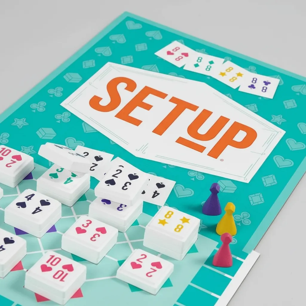 SETUP (Español) - juego desplegado en la mesa