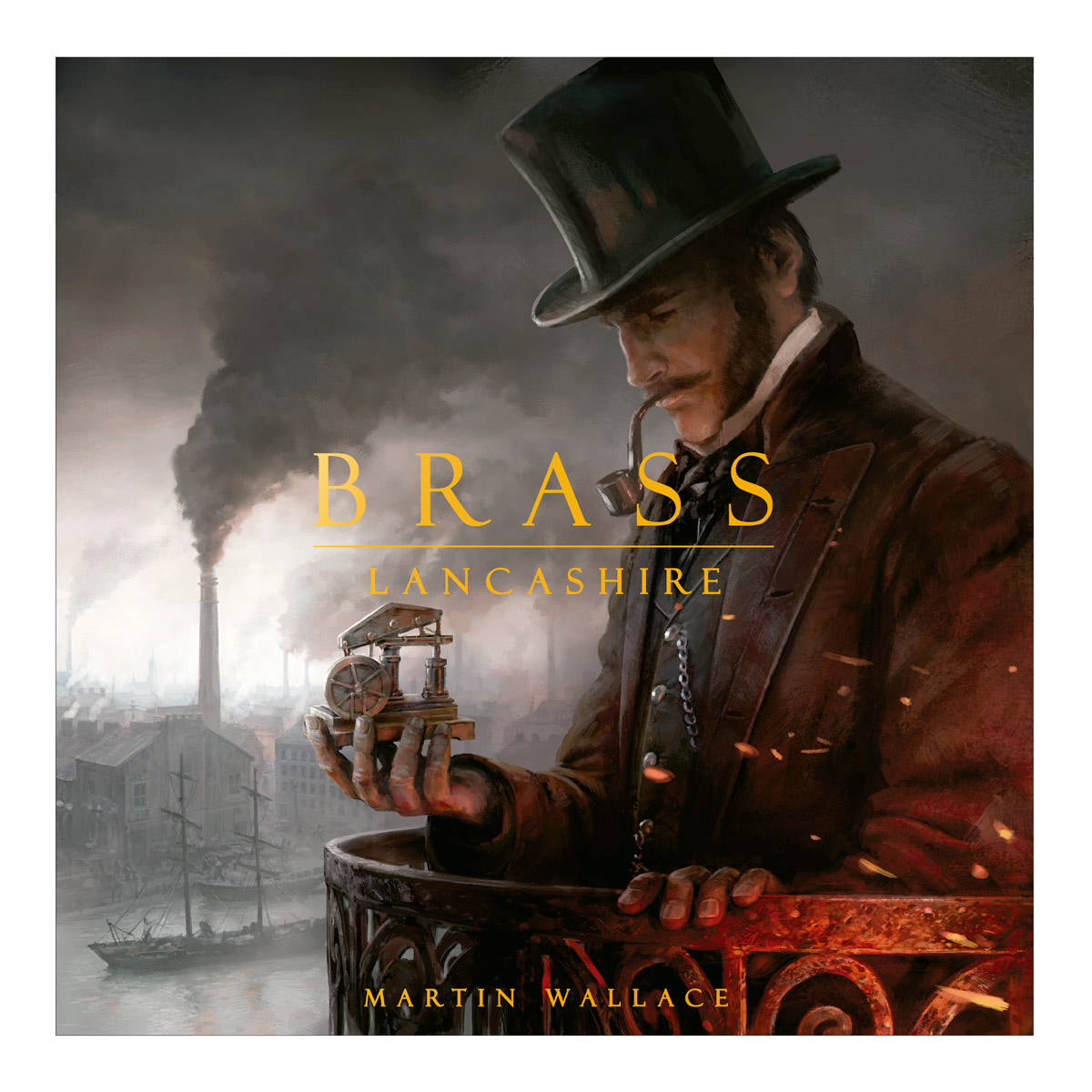 Brass Lancashire Deluxe (Español) - caja del juego