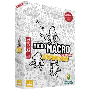 MicroMacro Crime City – Showdown (Español) - caja del juego