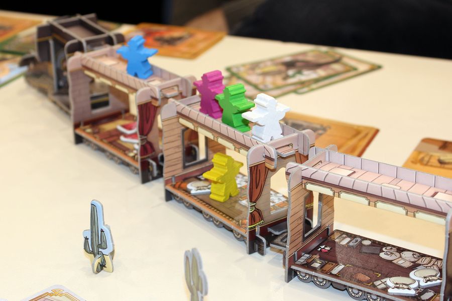 Colt Express (Ingles) - componentes del juego de mesa