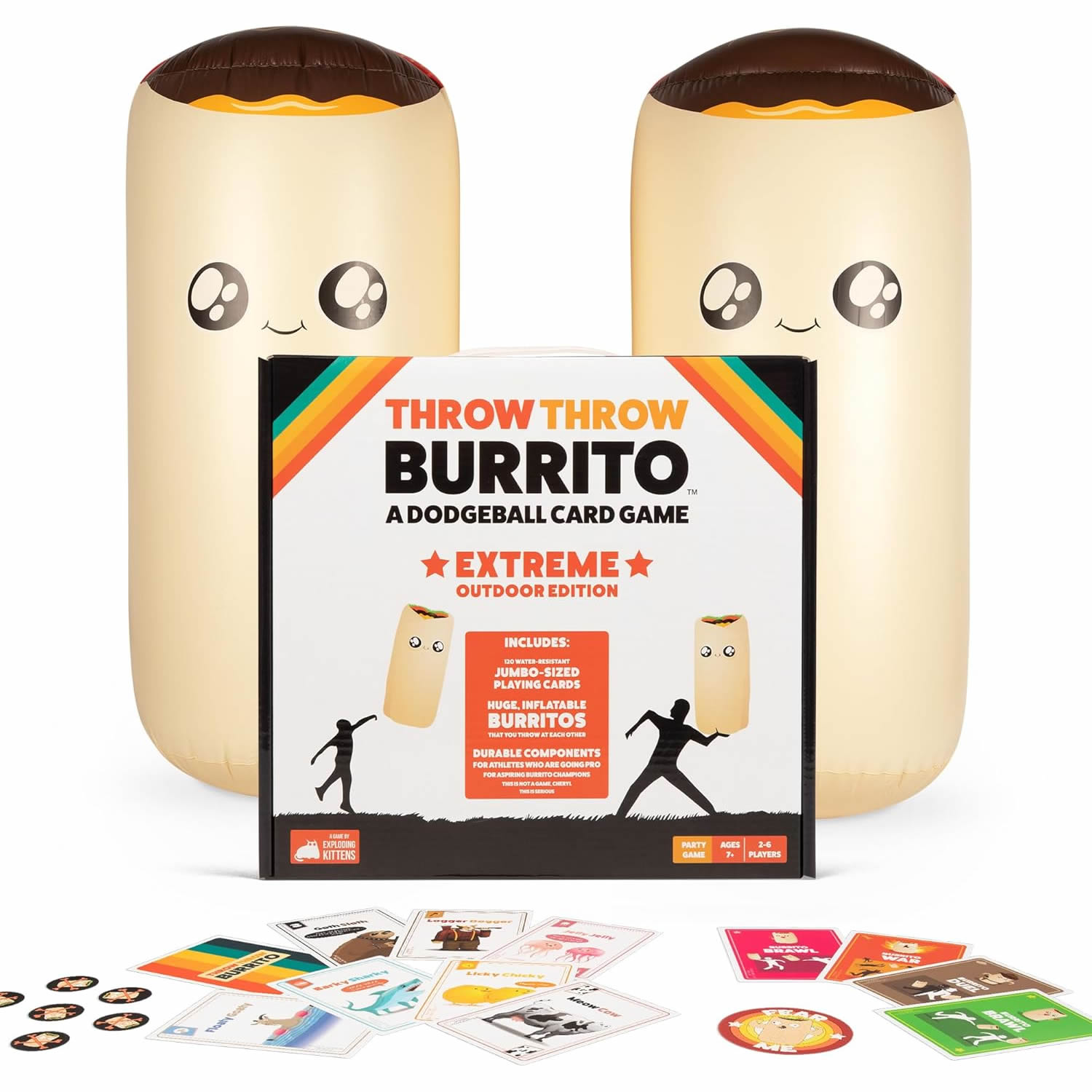 Throw Throw Burrito Extreme (Ingles) - componentes del juego de mesa