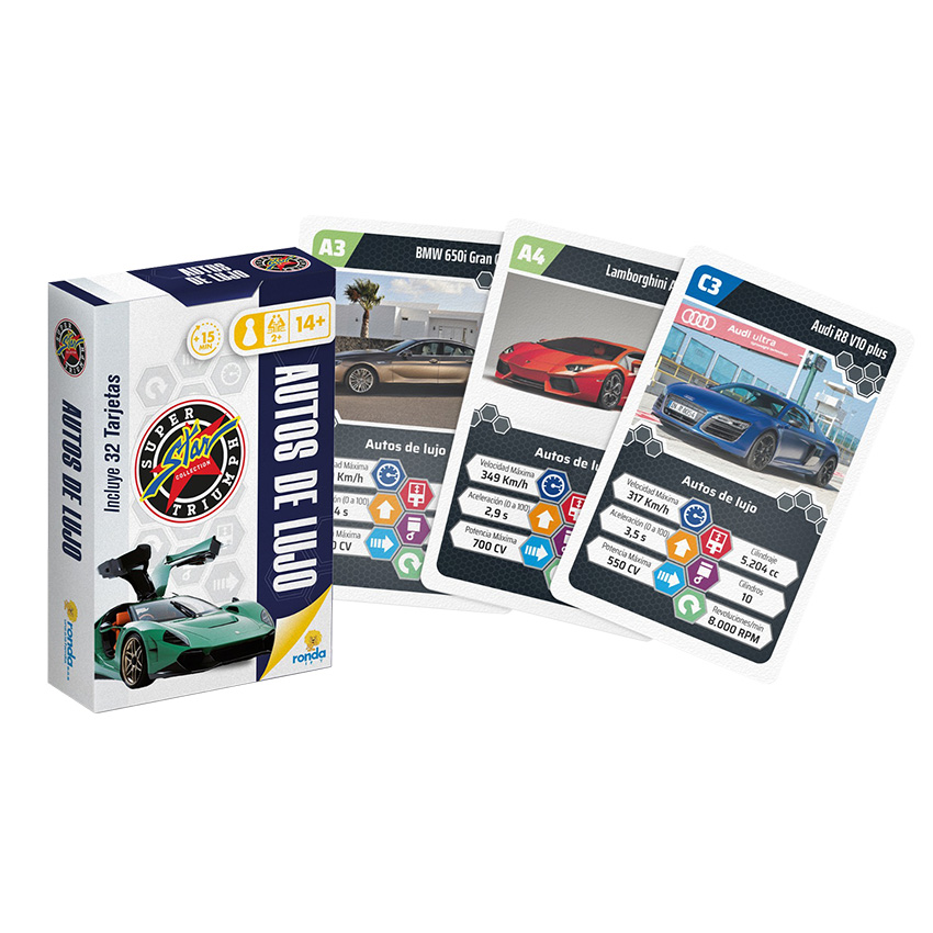 Super Triumph Autos de Lujo (Español) - caja del juego