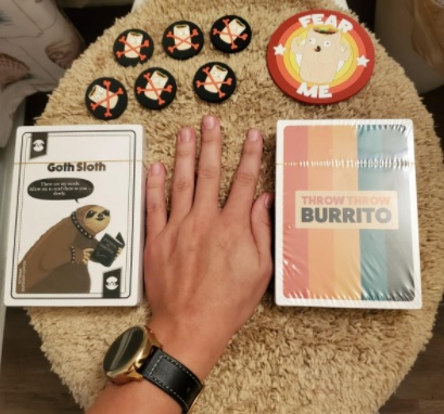 Throw Throw Burrito Extreme (Ingles) - componentes del juego de mesa
